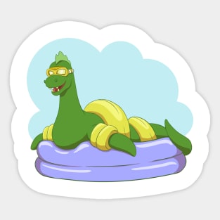 Crypt-kids: Baby Loch Ness (Green) Sticker